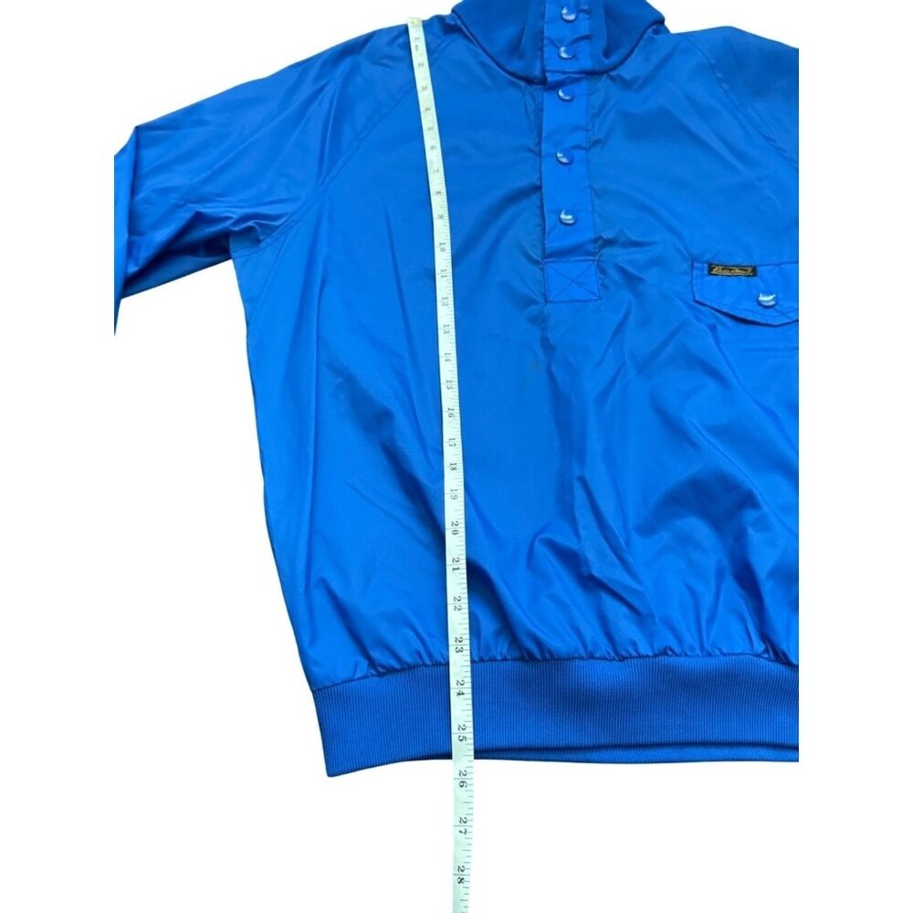 Vintage Windbreaker Pullover Jacket Eddie Bauer Size Small Blue - Picture 12 of 16